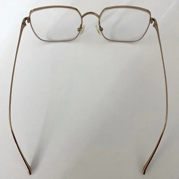 Bundle of 3 Retro Square Metal Wire Frame Glasses in Gold, Rose Gold & Black